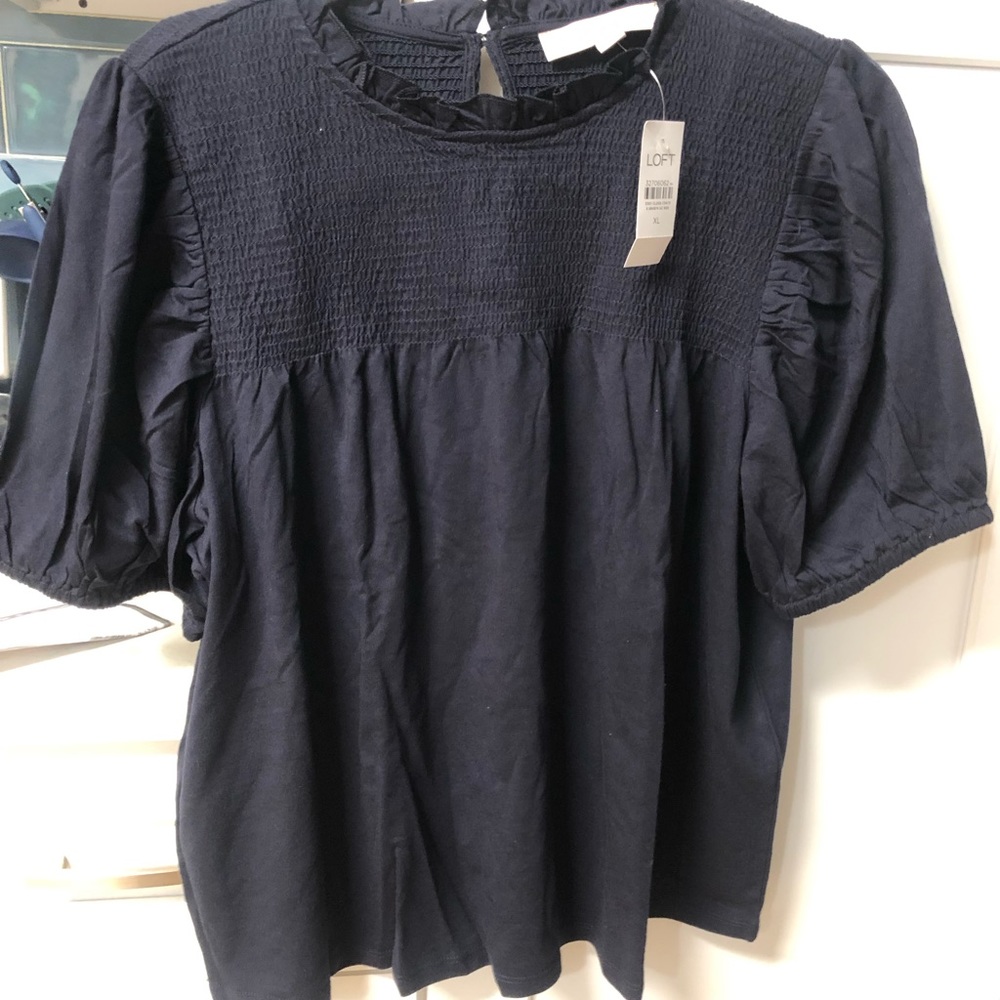 Loft smocked top.